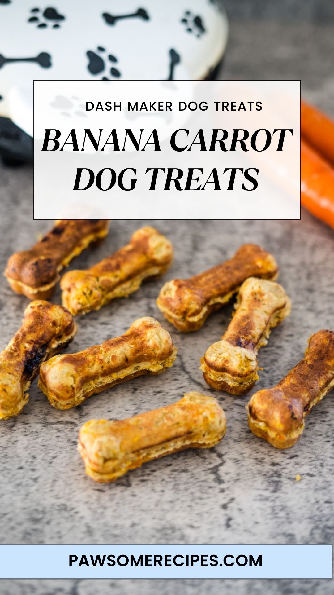Banana Carrot Treats for Dogs