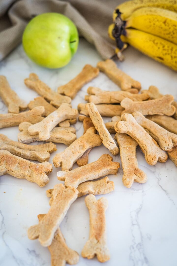 Photo inspiration: Visual Reference: Apple Banana Dog Treats