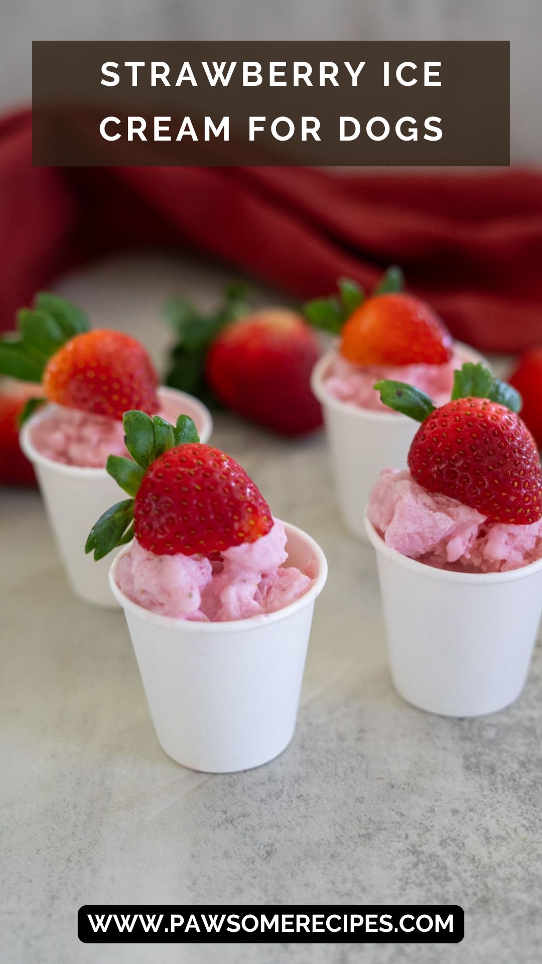 Photo inspiration: Picture Idea: Strawberry Ice Cream For Dogs