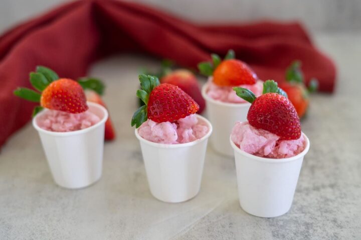 Image showcasing Strawberry Ice Cream For Dogs